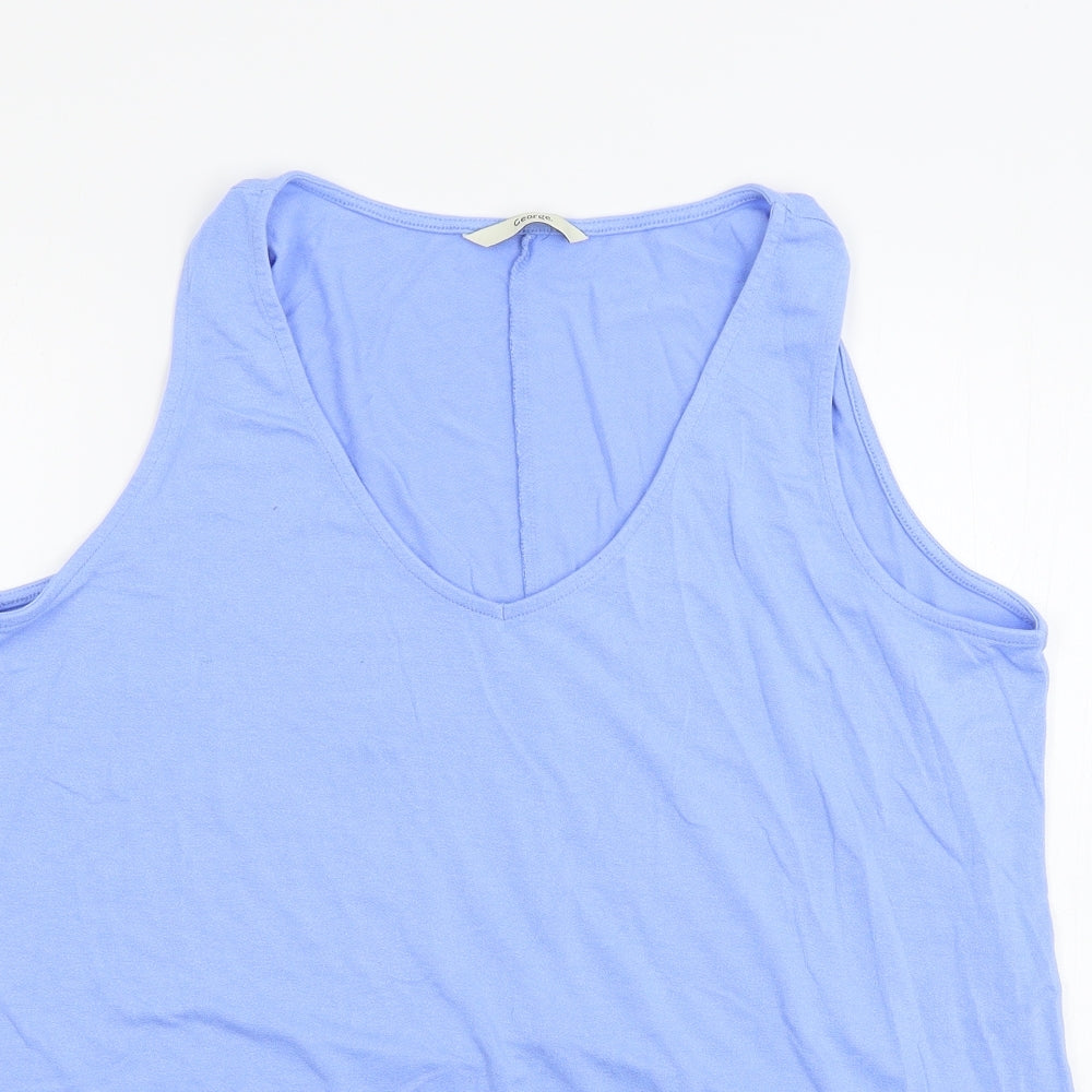 George Womens Blue   Basic Tank Size 16