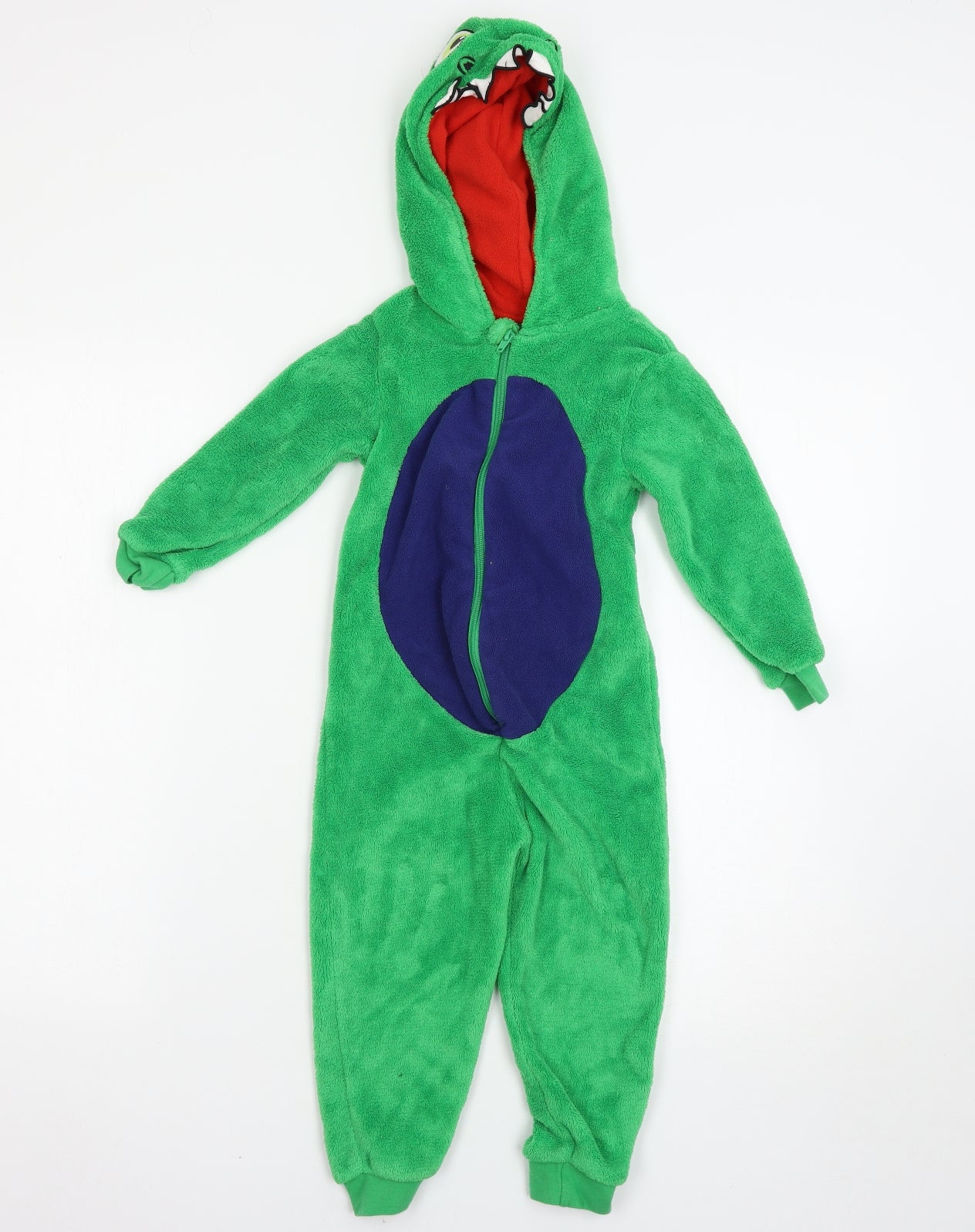 George Boys Green Solid   One Piece Size 3-4 Years  - onesie, dinosaur onesie