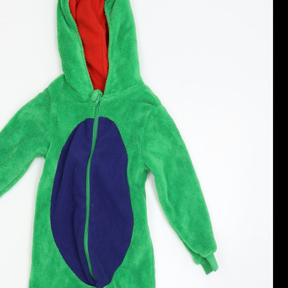 George Boys Green Solid   One Piece Size 3-4 Years  - onesie, dinosaur onesie