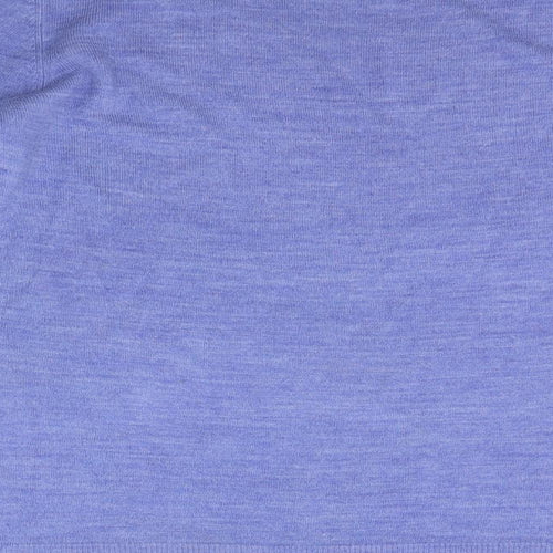 Classic Womens Blue Houndstooth  Pullover Jumper Size 18