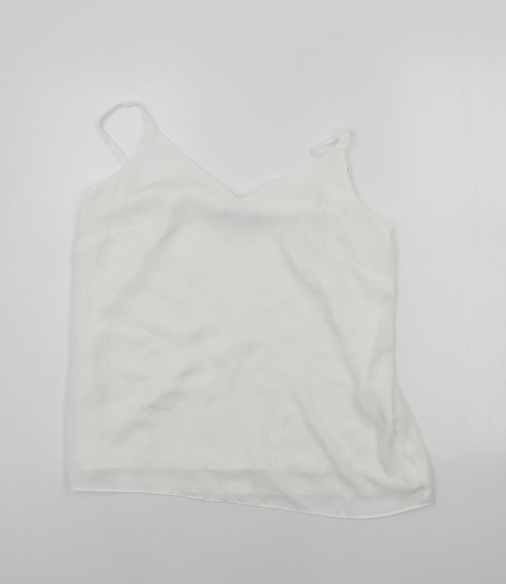 F&F Womens White   Basic Tank Size 12