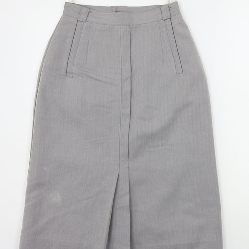 Expressions Womens Grey   A-Line Skirt Size 10