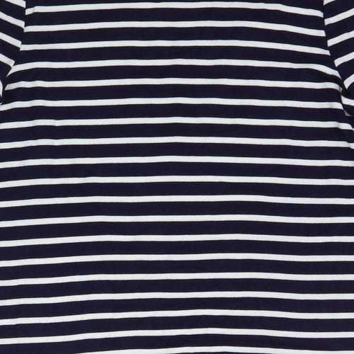 Roman Womens Blue Striped  Pullover Jumper Size 12