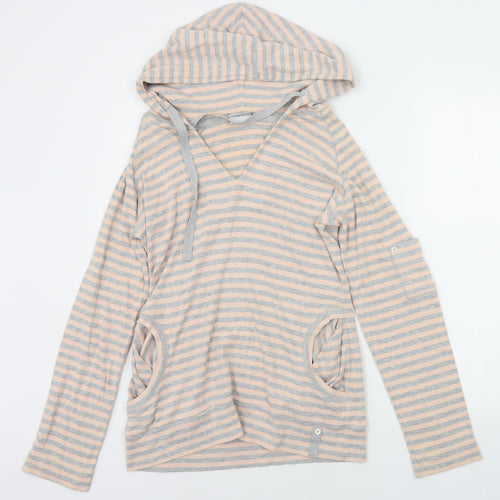 NEXT Womens Beige Striped  Jumper Dress  Size 10