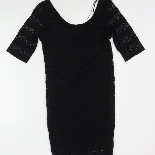Divided Womens Black   A-Line  Size 12
