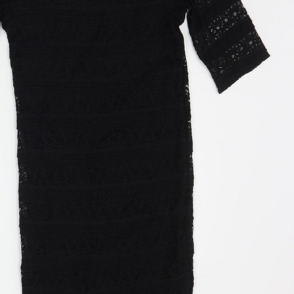 Divided Womens Black   A-Line  Size 12