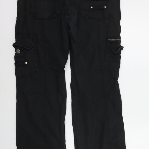 New Look Womens Black   Trousers  Size 14 L29 in