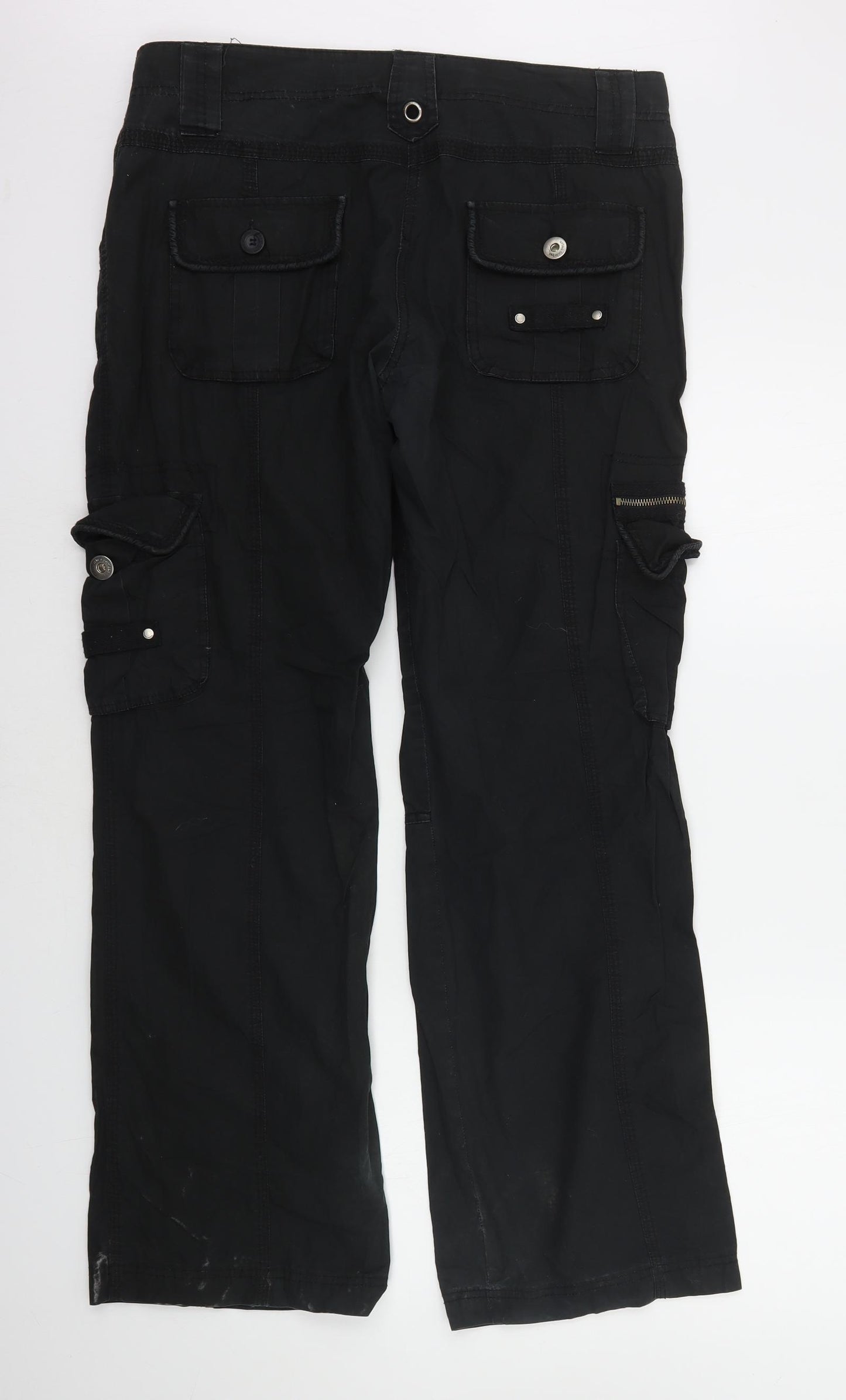 New Look Womens Black   Trousers  Size 14 L29 in
