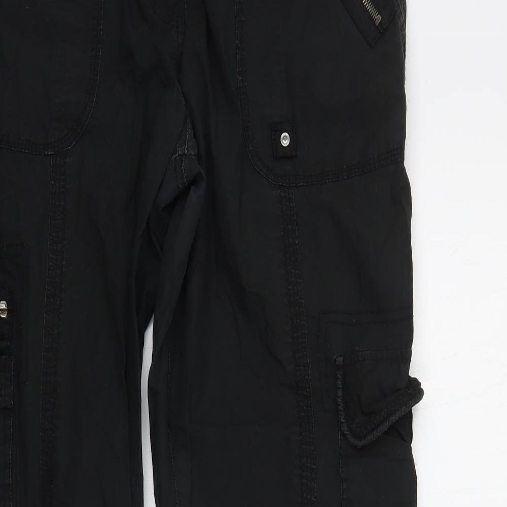 New Look Womens Black   Trousers  Size 14 L29 in