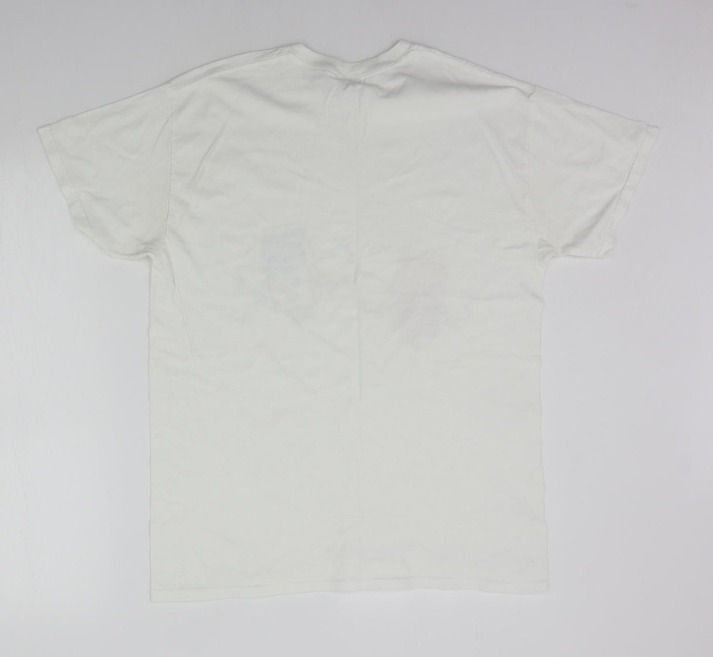Gildan Mens White    T-Shirt Size M  - milk