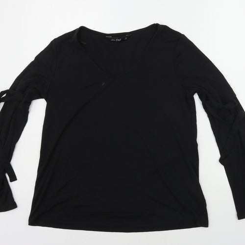 F&F Womens Black   Basic T-Shirt Size 6