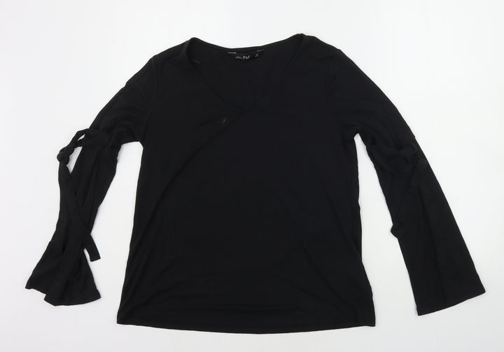 F&F Womens Black   Basic T-Shirt Size 6