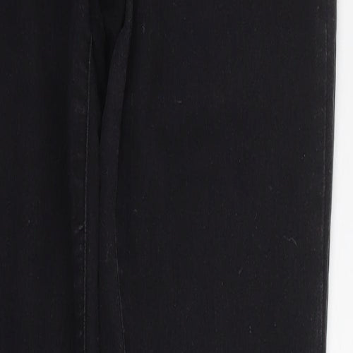 Denim & Co. Womens Grey   Straight Jeans Size 10 L30 in