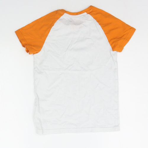 Matalan Boys White   Basic T-Shirt Size 8 Years