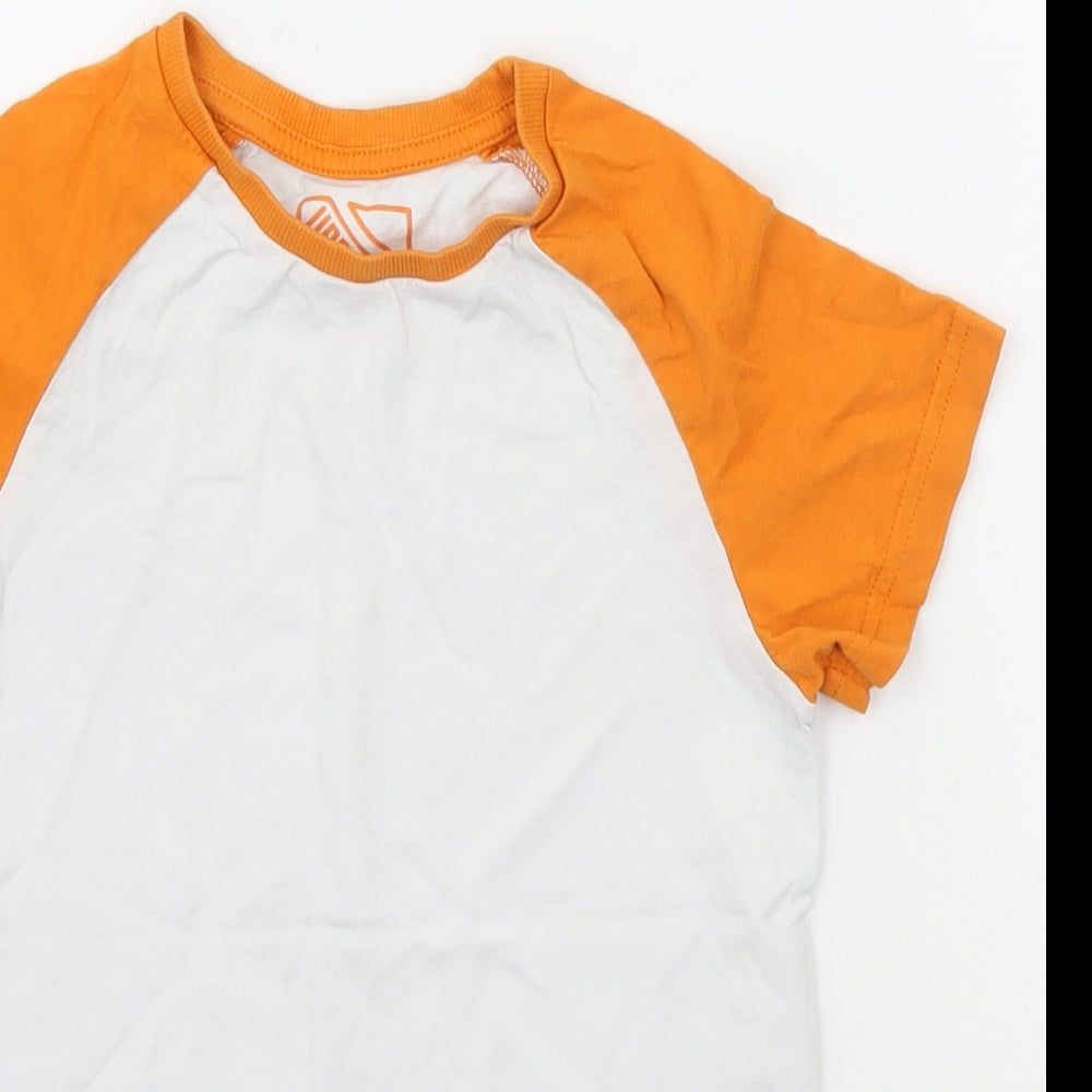 Matalan Boys White   Basic T-Shirt Size 8 Years