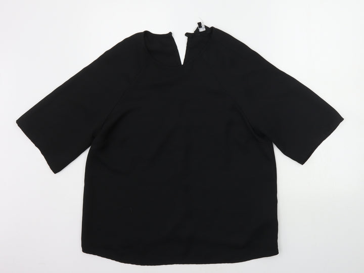 New Look Womens Black   Basic Blouse Size 6