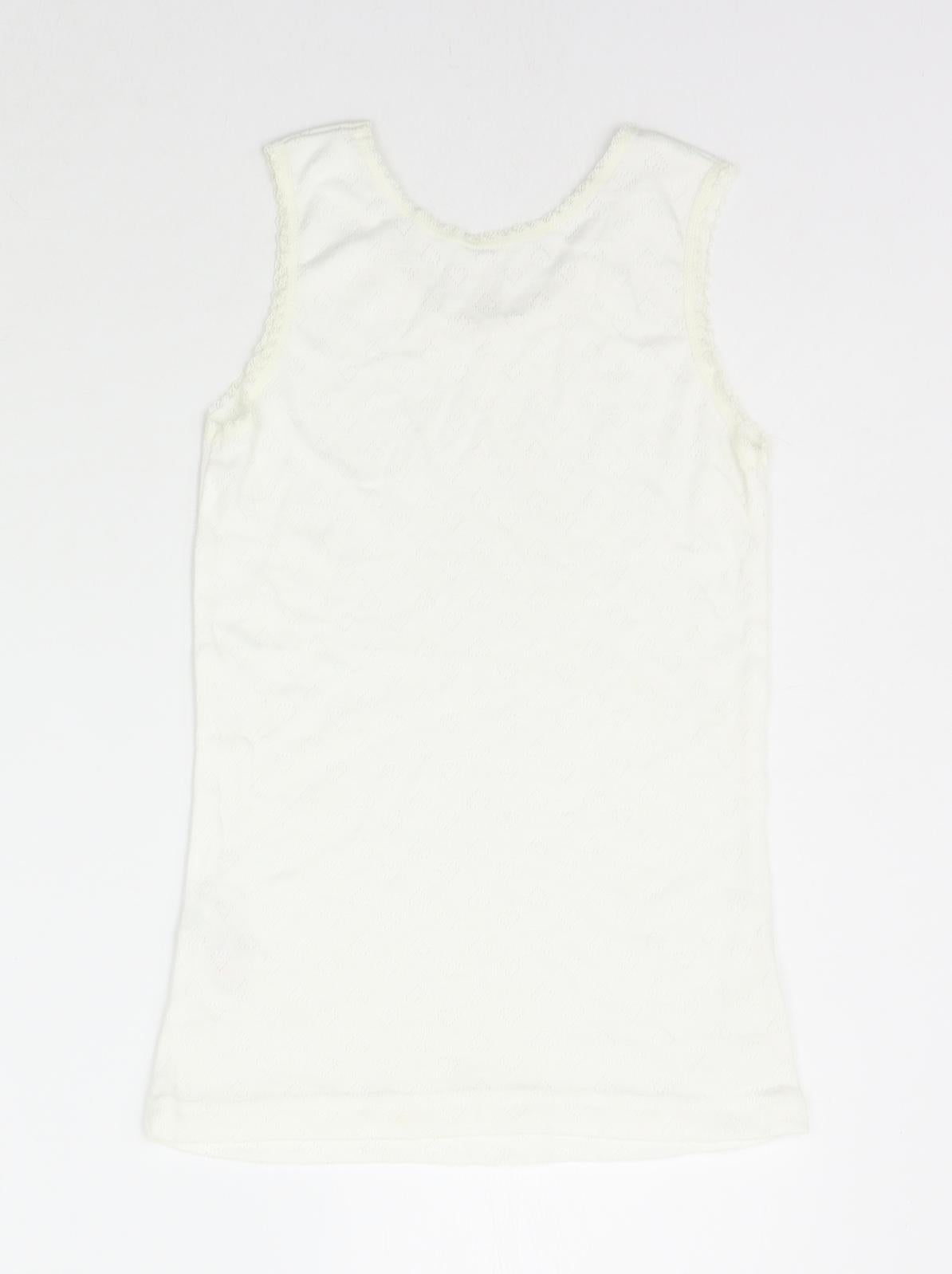 George Girls Silver   Basic Tank Size 8-9 Years