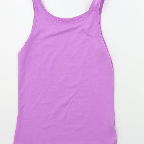 Young Dimension Girls Purple   Basic Tank Size 9-10 Years