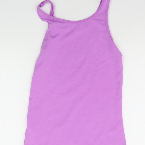 Young Dimension Girls Purple   Basic Tank Size 9-10 Years