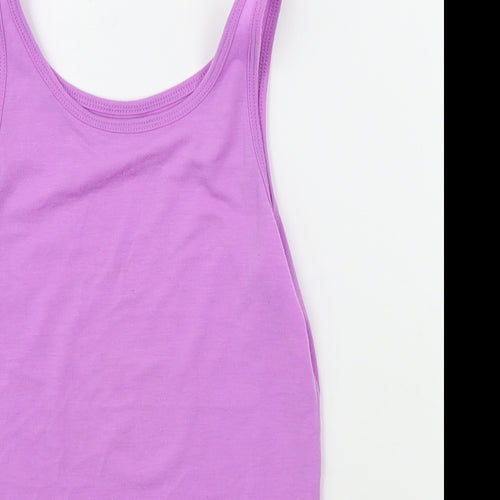 Young Dimension Girls Purple   Basic Tank Size 9-10 Years