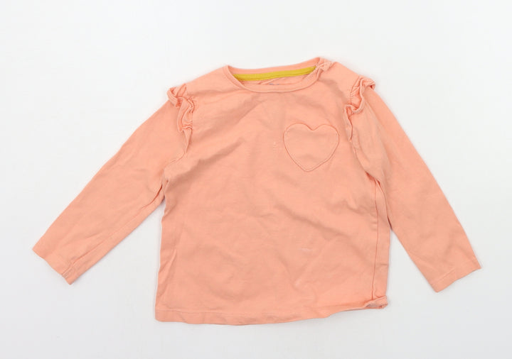 F&F Baby Orange   Basic T-Shirt Size 9-12 Months