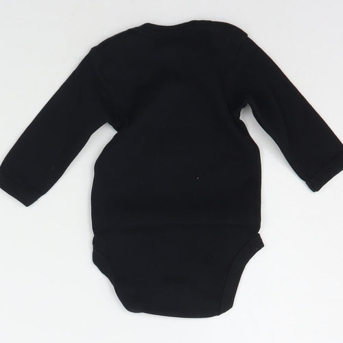 babybugz Baby Black   Babygrow One-Piece Size 3-6 Months