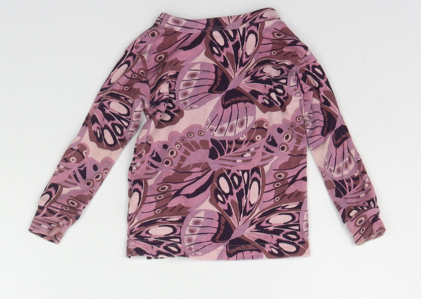 Gap Baby Purple Geometric  Basic T-Shirt Size 12-18 Months