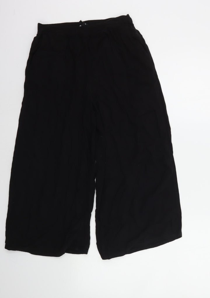 New Look Womens Black   Trousers  Size 6 L20 in
