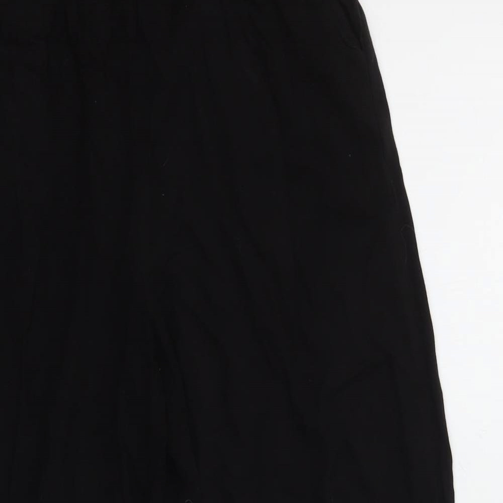New Look Womens Black   Trousers  Size 6 L20 in