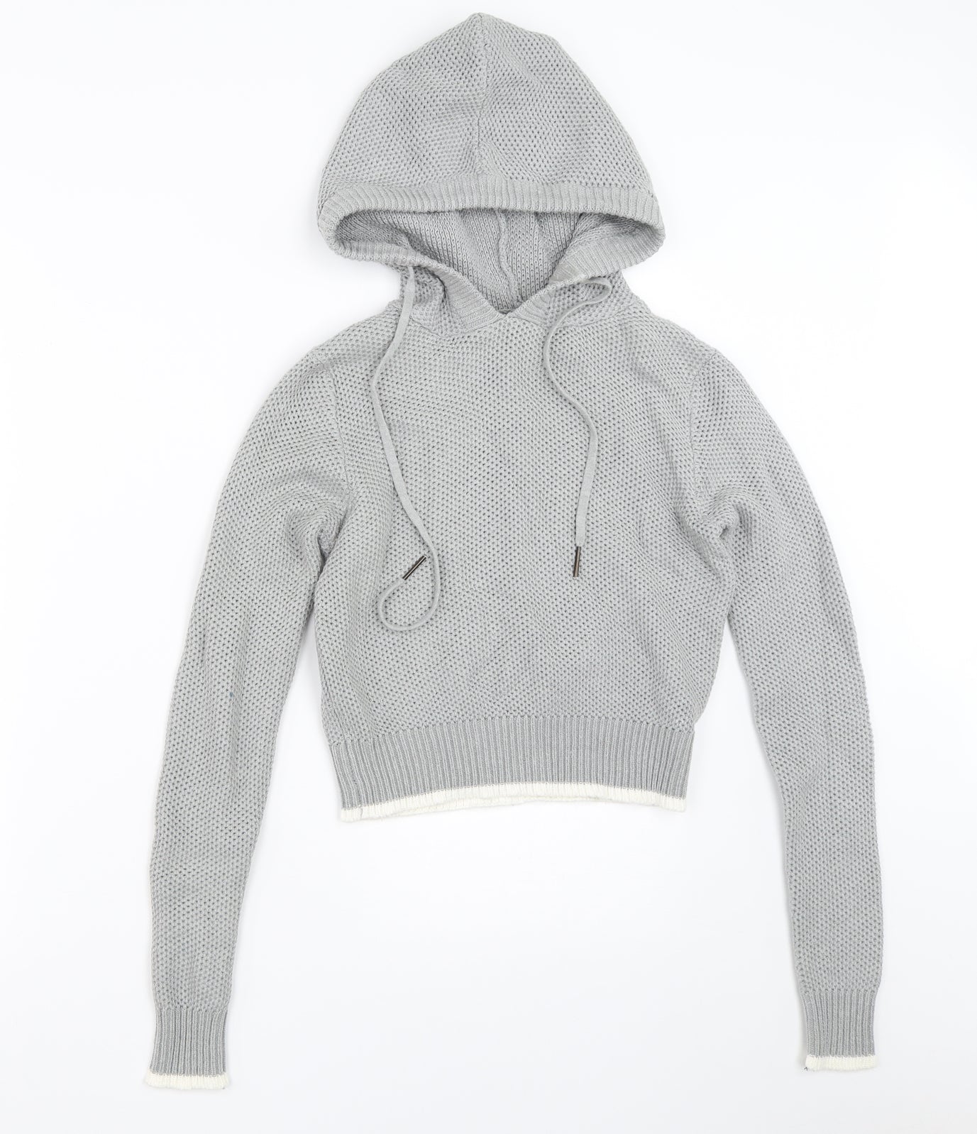 Select Womens Grey   Pullover Hoodie Size 6