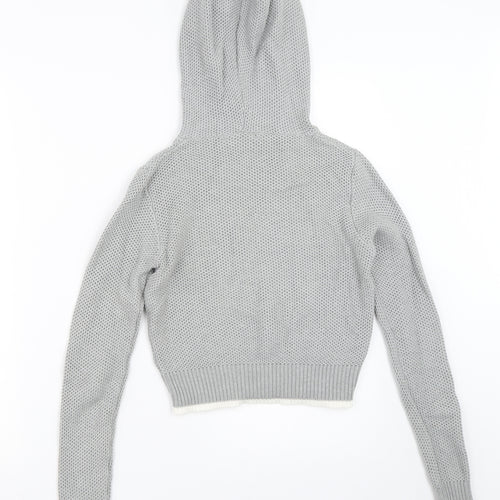 Select Womens Grey   Pullover Hoodie Size 6