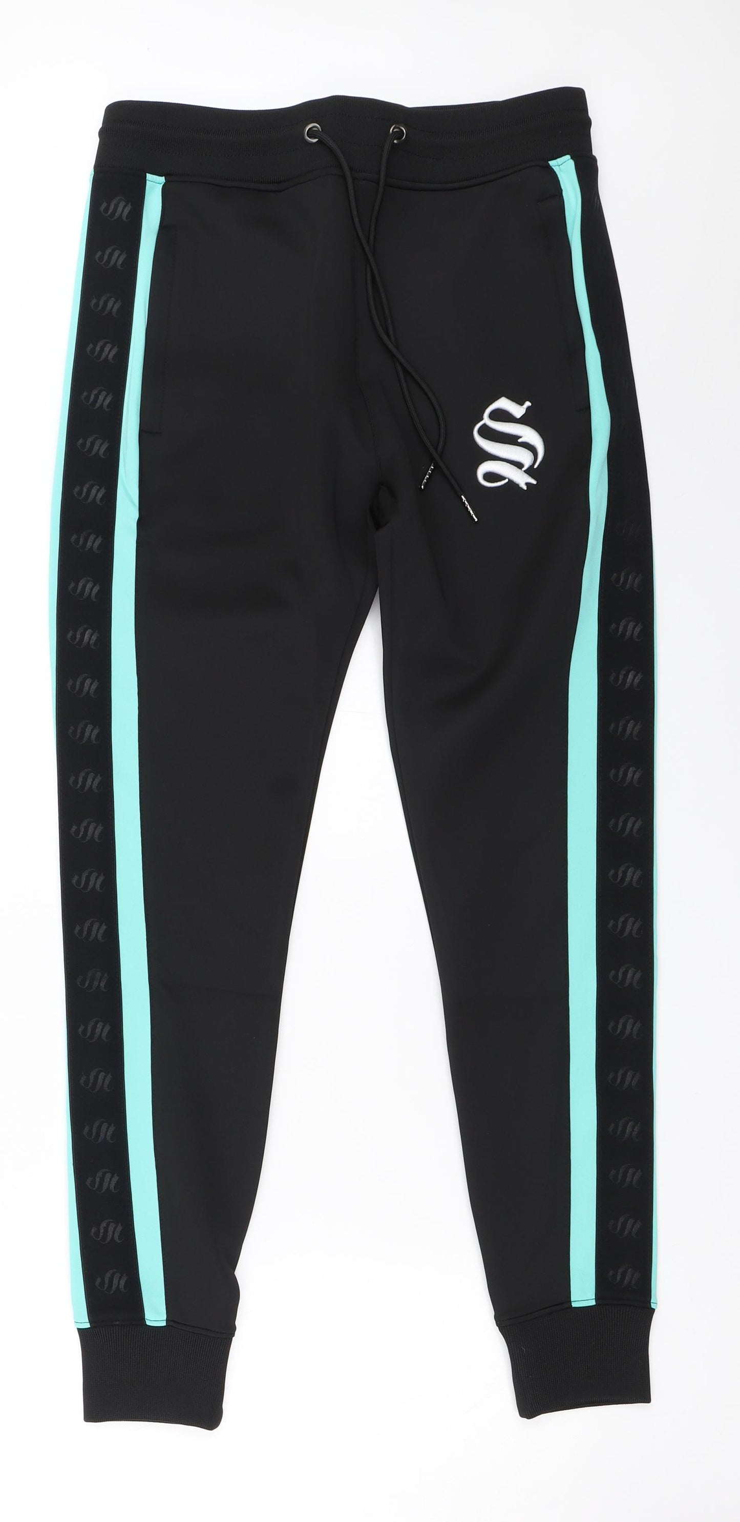 Sinner Sattire Mens Black   Jogger Trousers Size M L29 in
