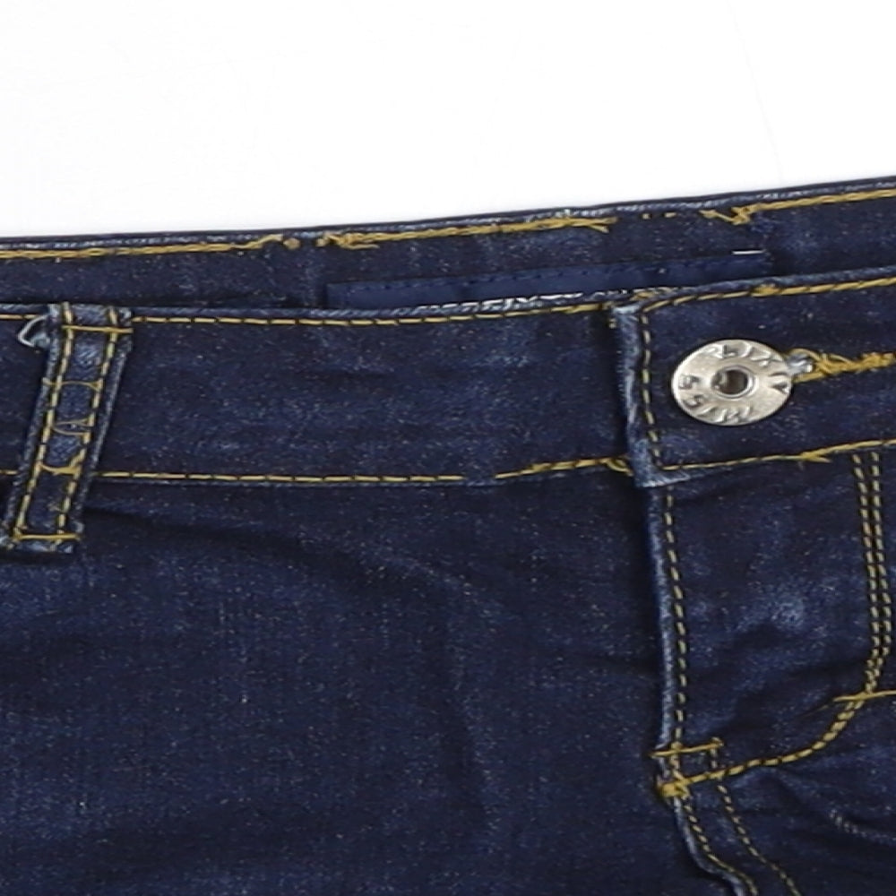 Miss Sixty Womens Blue  Denim Hot Pants Shorts Size 27 in
