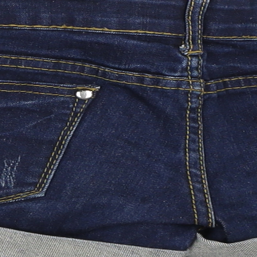 Miss Sixty Womens Blue  Denim Hot Pants Shorts Size 27 in