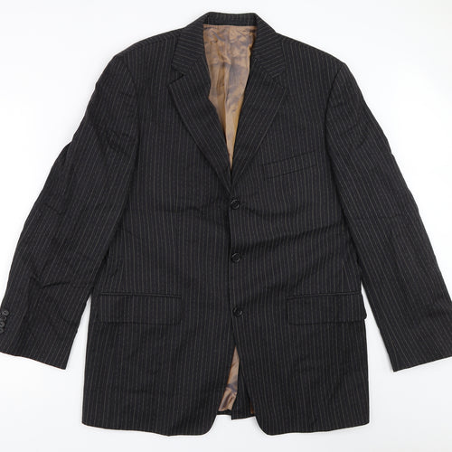 Bogart Mens Black   Jacket Blazer Size 40