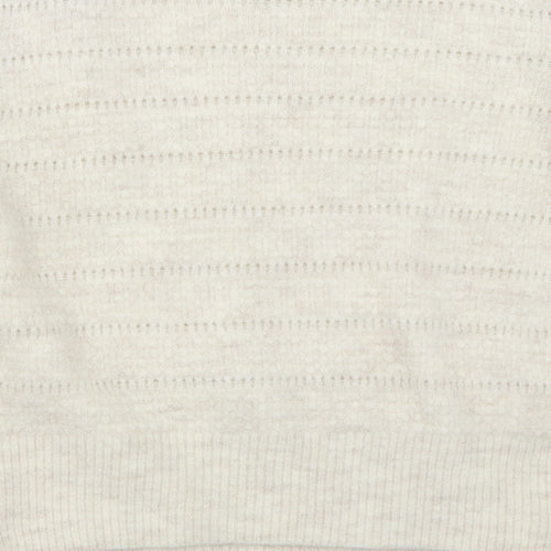 Topshop Womens Ivory   Pullover Jumper Size L