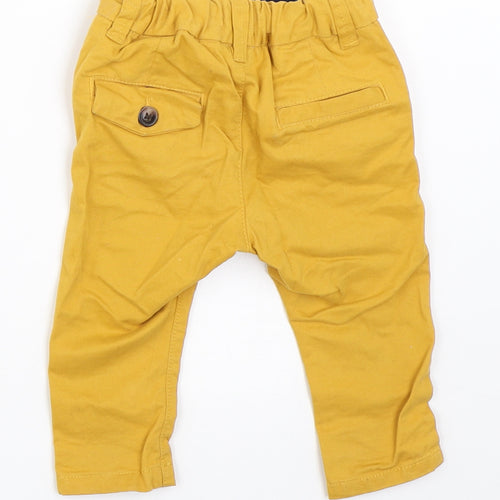 NEXT Boys Yellow   Capri Trousers Size 3-6 Months