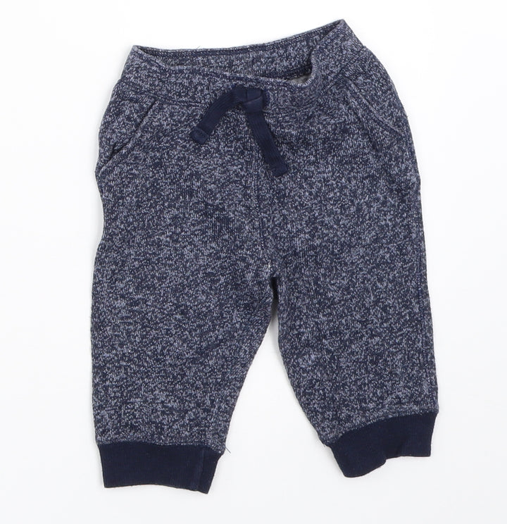 Matalan Boys Blue   Jogger Trousers Size 3-6 Months