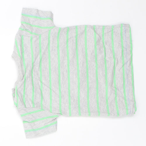 NEXT Boys Grey Striped  Basic T-Shirt Size 3-6 Months
