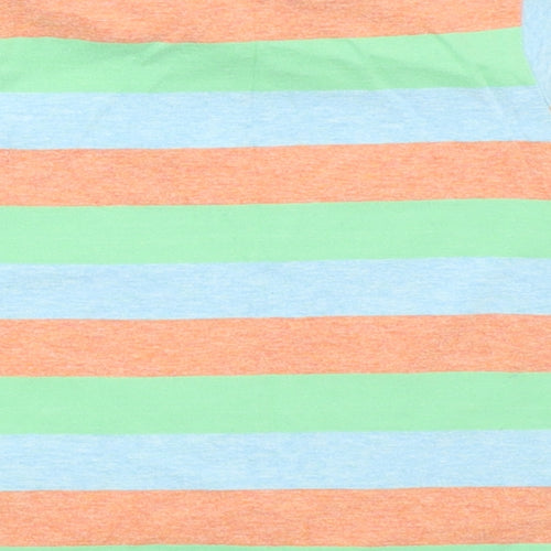 NEXT Boys Green Striped  Basic T-Shirt Size 3-6 Months