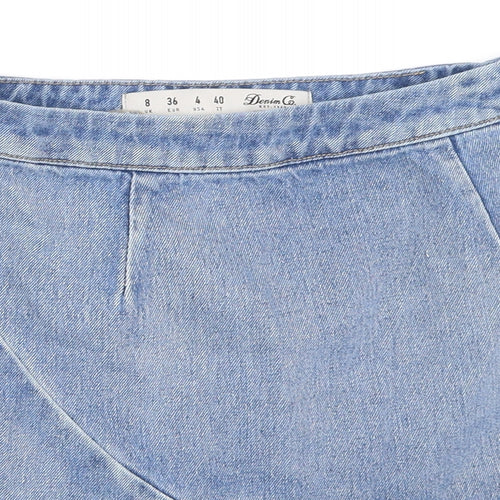 Primark Womens Blue  Denim Mini Skirt Size 8