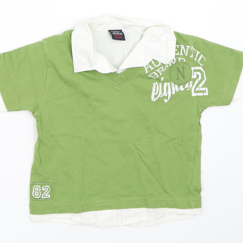 NEXT Boys Green   Basic T-Shirt Size 12-18 Months