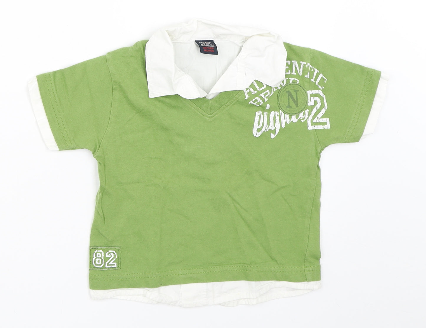 NEXT Boys Green   Basic T-Shirt Size 12-18 Months