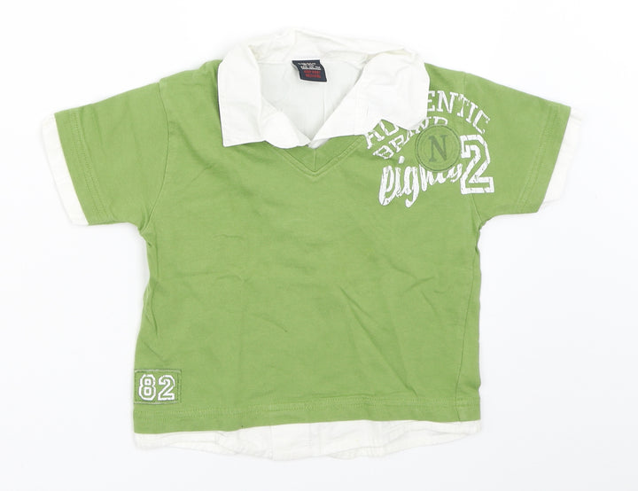 NEXT Boys Green   Basic T-Shirt Size 12-18 Months