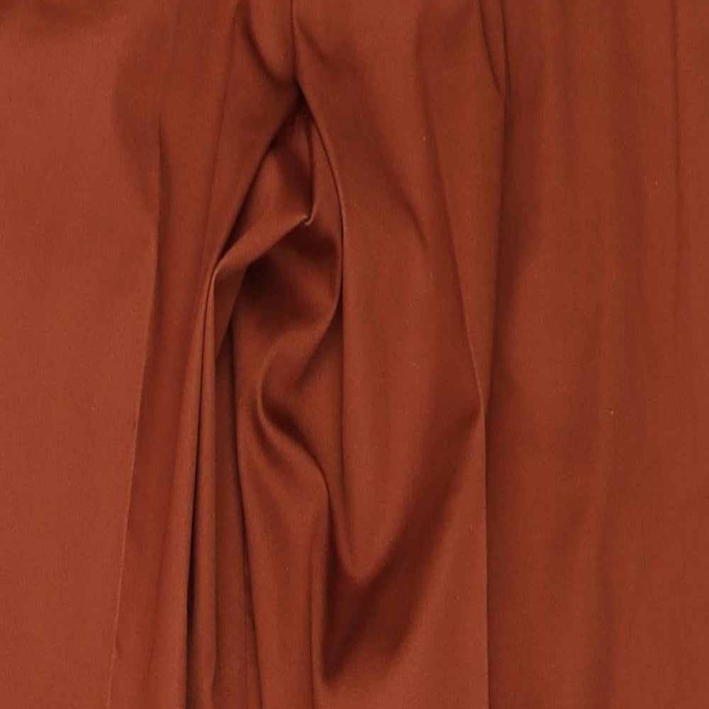 H&M Womens Brown   Capri Trousers Size 16 L27.5 in