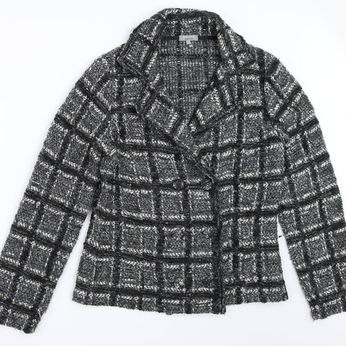 Per Una Womens Black   Pea Coat Jacket Size M
