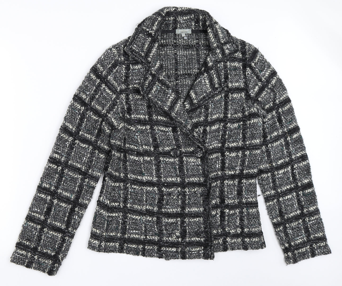 Per Una Womens Black   Pea Coat Jacket Size M