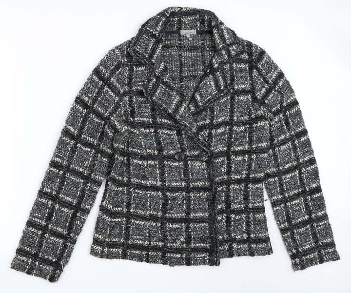 Per Una Womens Black   Pea Coat Jacket Size M