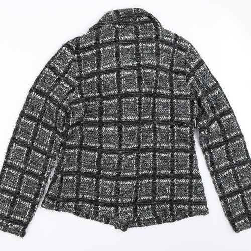 Per Una Womens Black   Pea Coat Jacket Size M