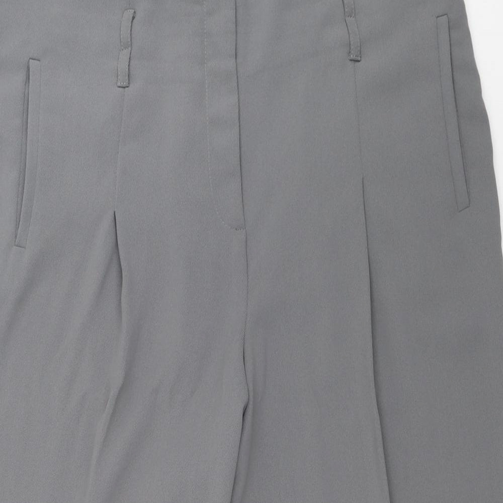 NEXT Womens Grey   Cropped Trousers Size 16 L21.5 in